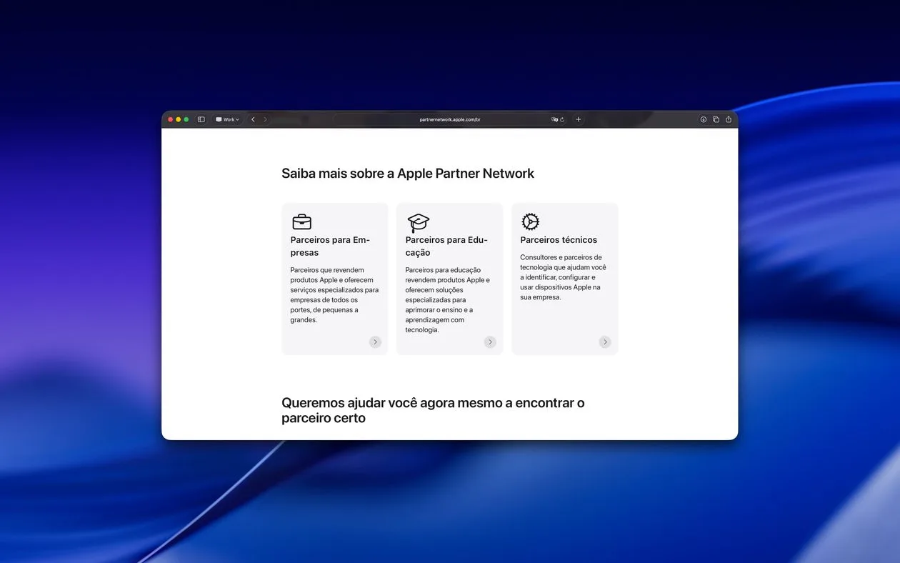 Apple e a 'Nova' Busca por Parceiros: Mais um Frontend?