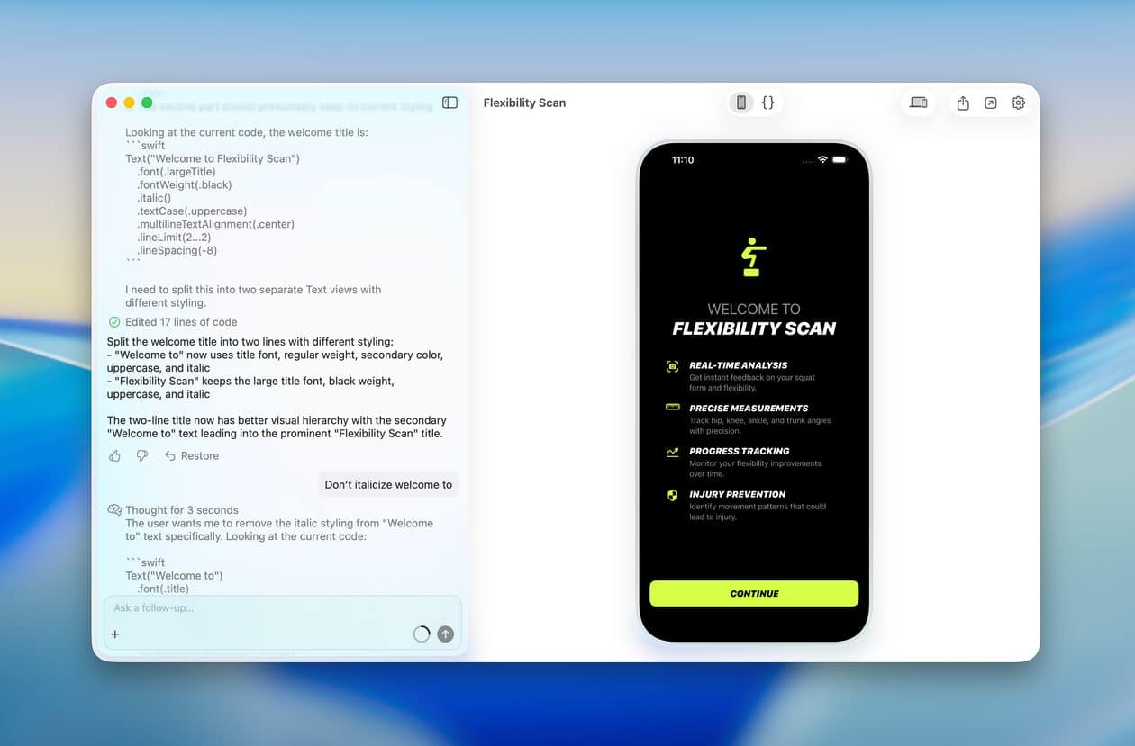 Bitrig no macOS: IA Transforma Ideias em Apps de iPhone