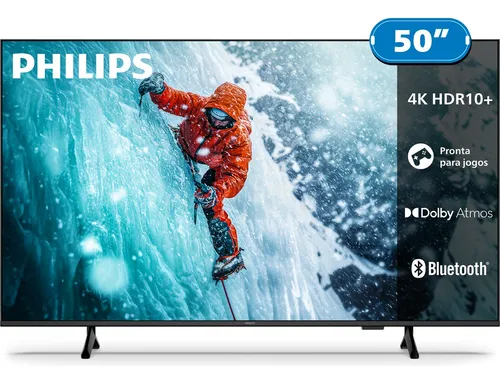 Análise Completa: Smart TV Philips 50 4K 50PUG7300 com Comando de Voz e Ambilight