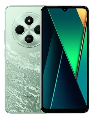 Xiaomi Redmi 14c Verde Limão em destaque