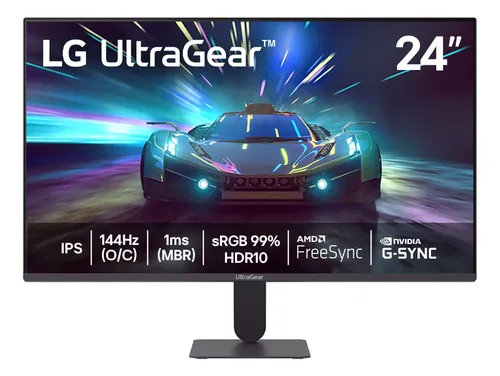 Monitor LG Ultragear 24GN600-B - Vista Frontal