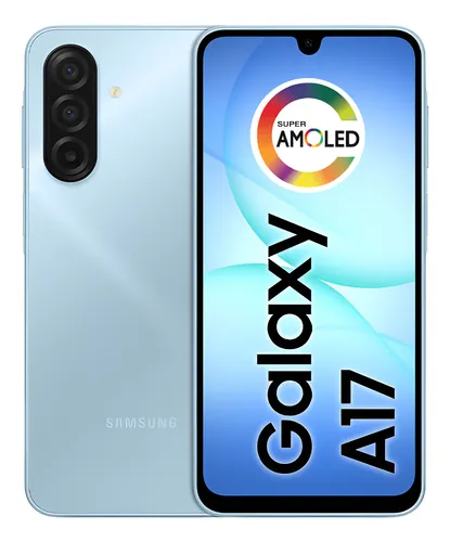 Samsung Galaxy A17 em uso