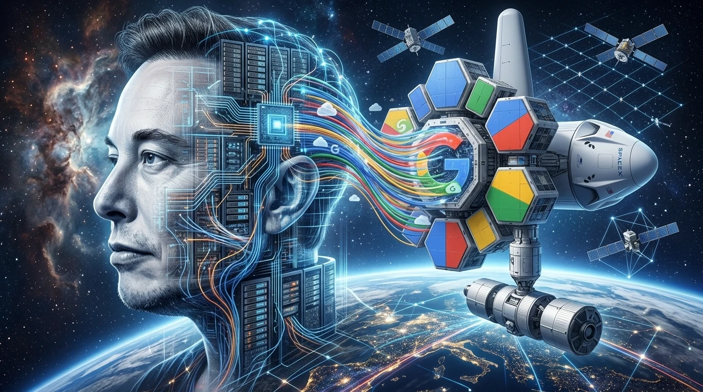 Google e SpaceX podem levar data centers ao espaço em nova aposta futurista