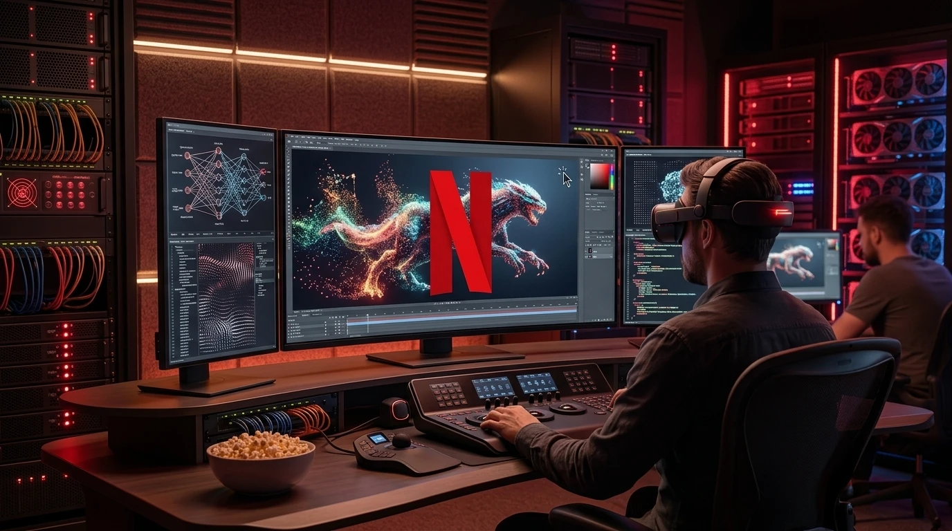 Netflix cria estúdio para produzir animações com IA e acende alerta em Hollywood
