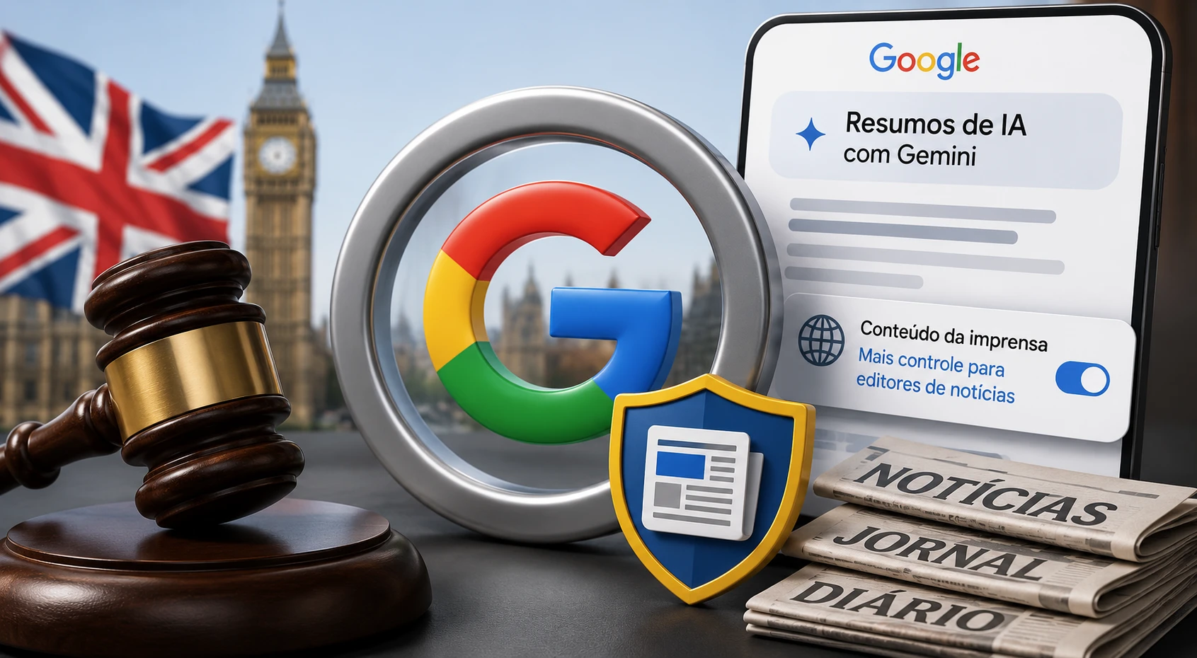 Reino Unido impõe freio ao Google em recurso polêmico de inteligência artificial