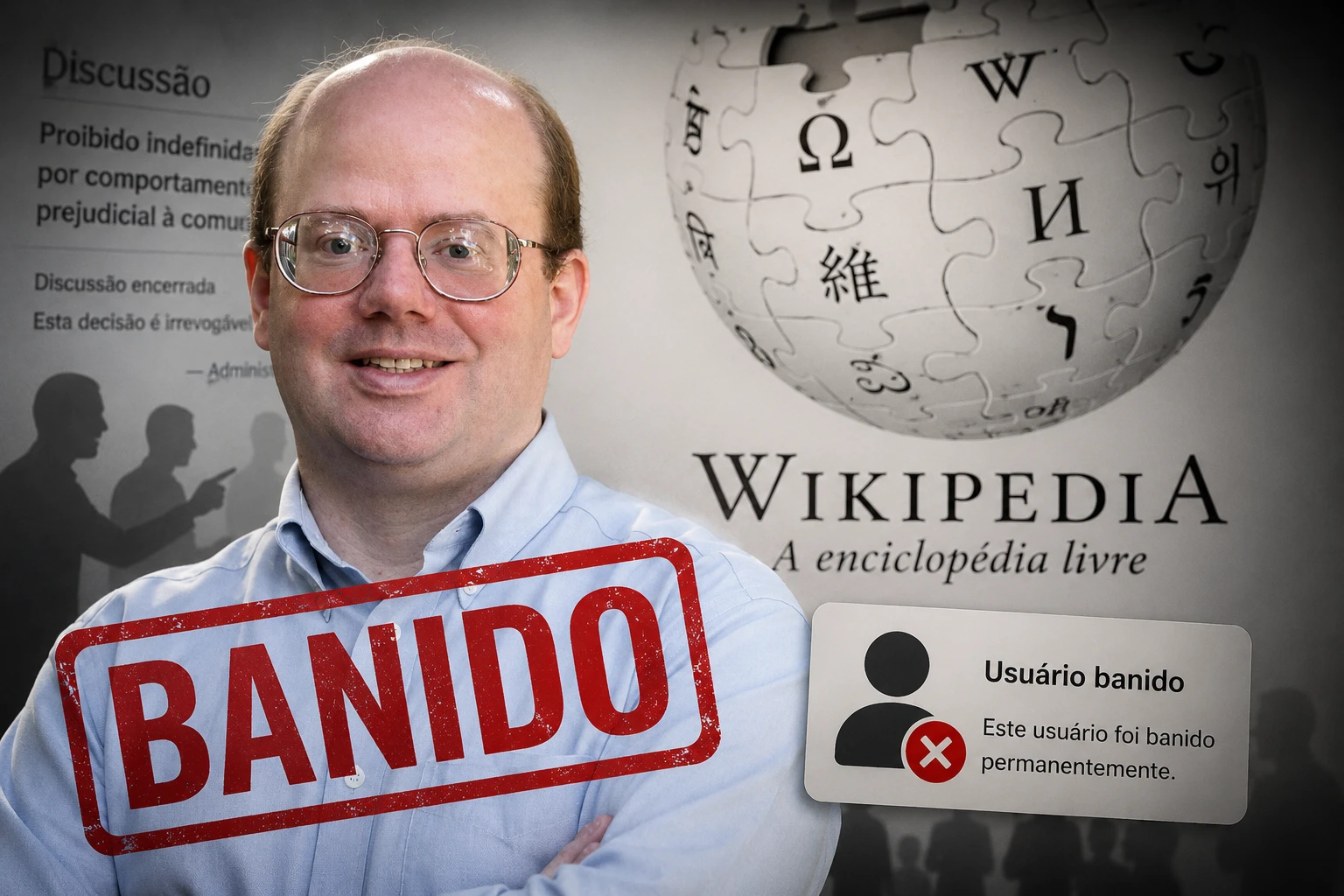 Cofundador da Wikipedia é banido da própria enciclopédia e caso chama atenção