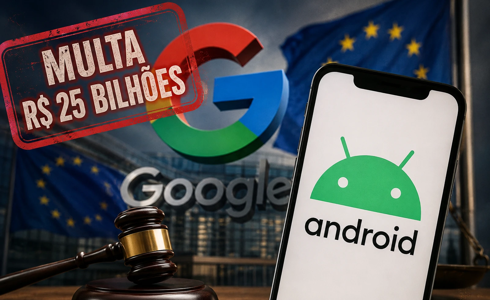 Google sofre derrota na Europa e recebe multa de R$ 25 bilhões