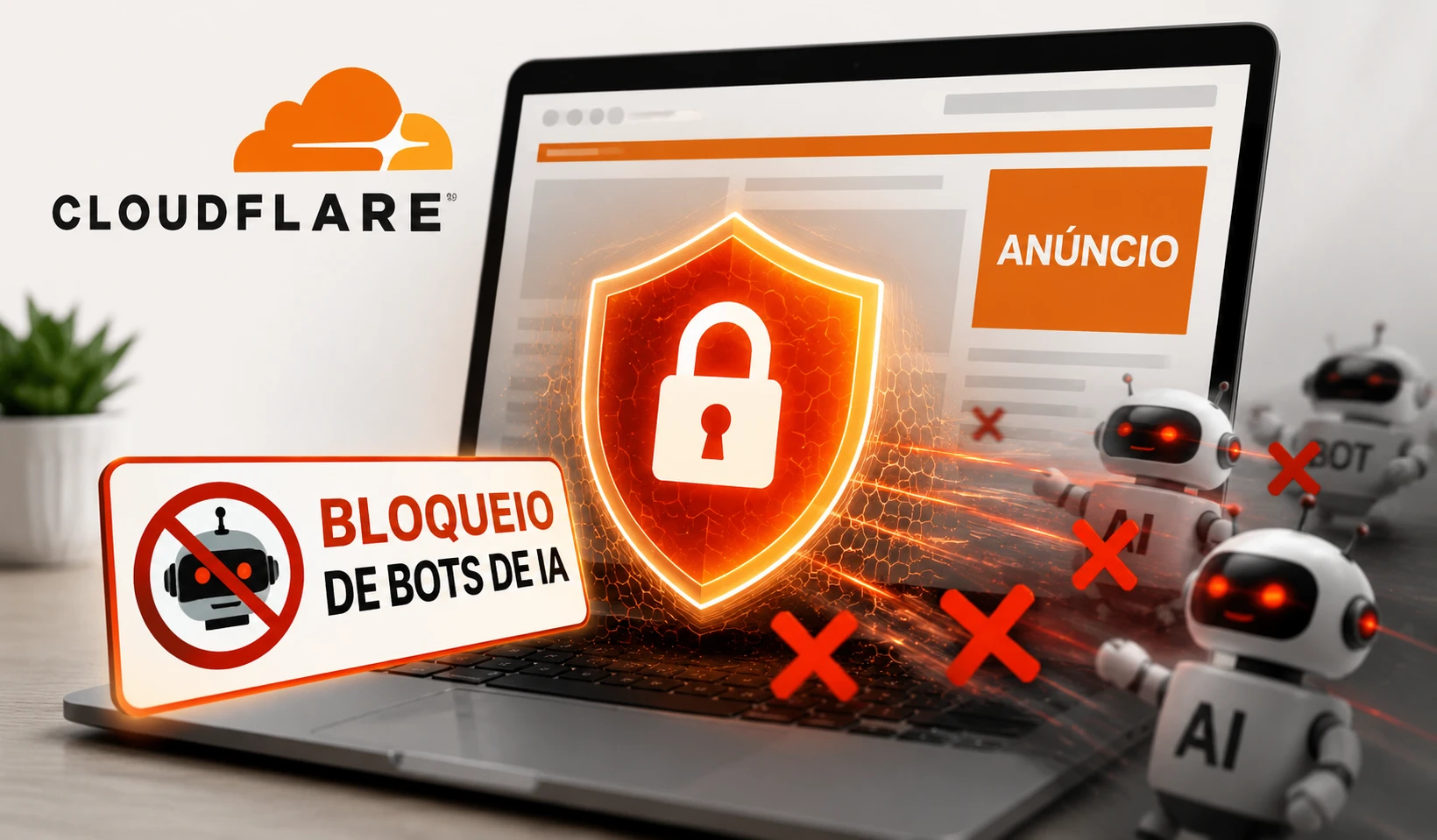Cloudflare vai bloquear bots de IA por padrão em sites que exibem anúncios