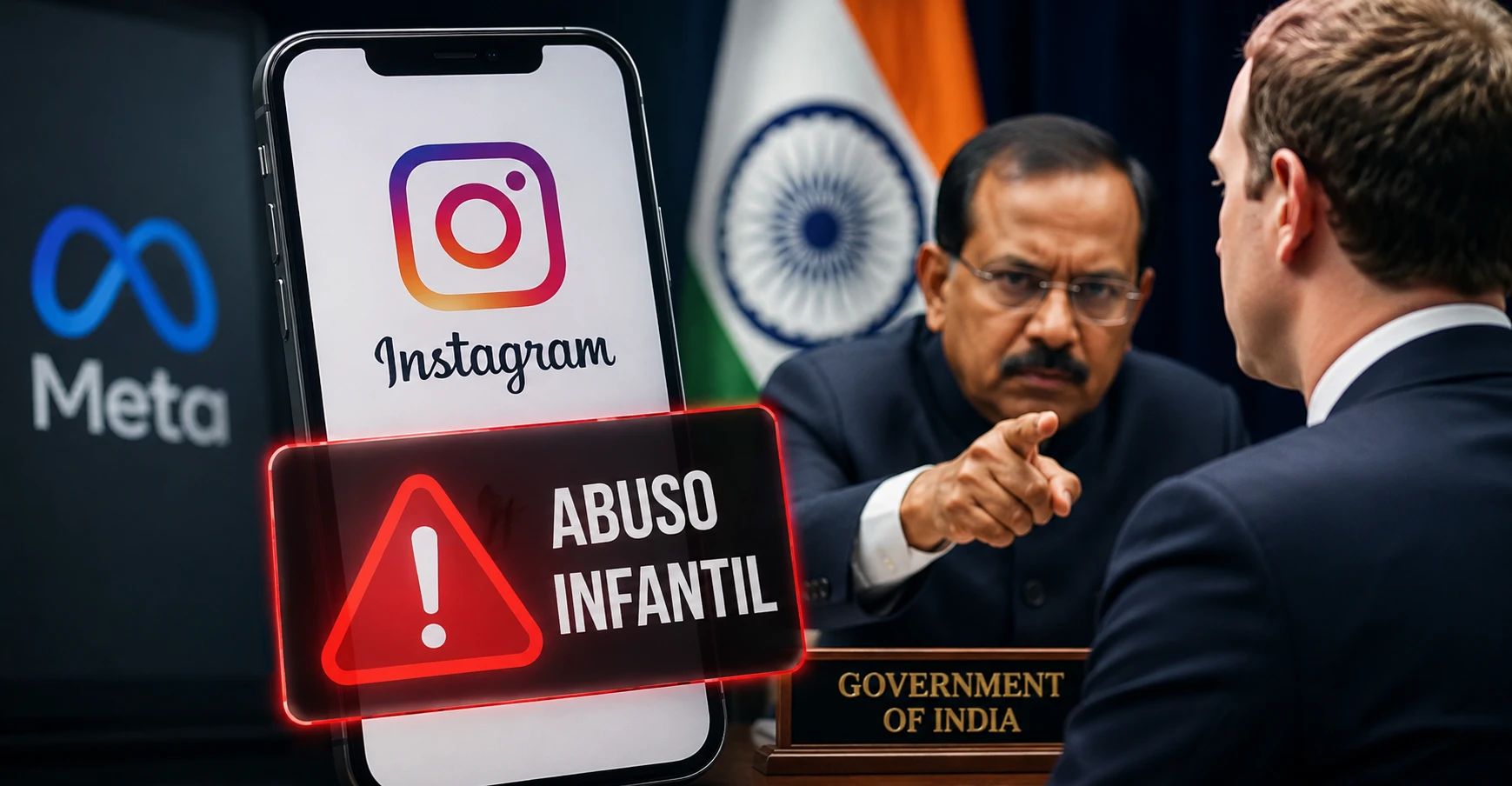Índia exige explicações da Meta após anúncios no Instagram ligados a abuso infantil