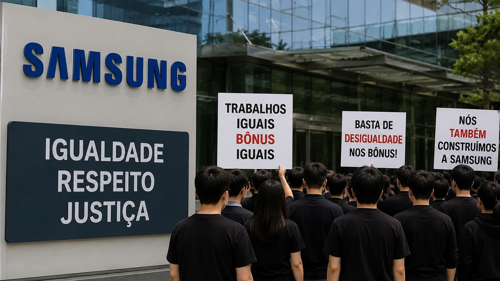 Samsung enfrenta protesto interno após diferença bilionária em bônus entre divisões