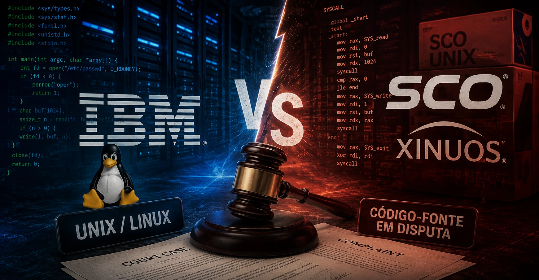A disputa entre SCO e IBM sobre o Unix volta aos tribunais dos Estados Unidos