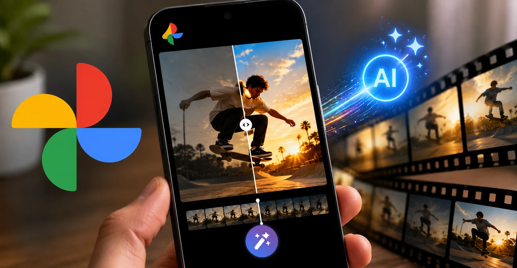 Google Fotos lança Remix de Vídeo com efeitos de IA para clipes curtos
