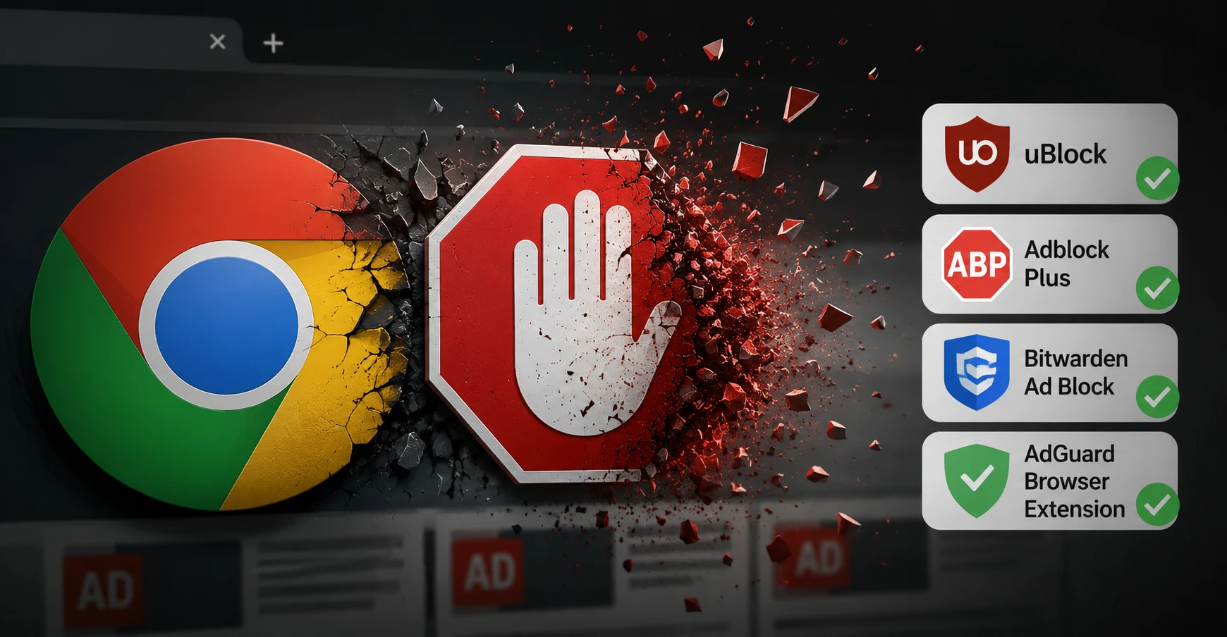 Chrome remove definitivamente extensões Manifest V2 em agosto de 2026