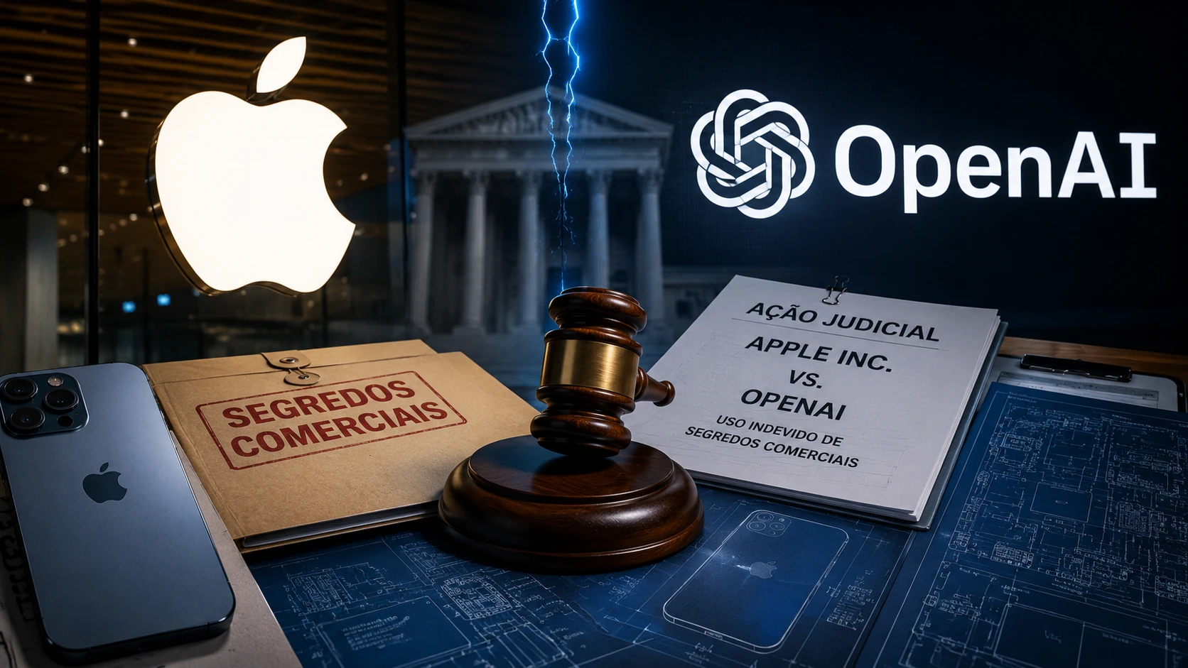 Apple processa OpenAI e acusa ex-funcionários de usar segredos do iPhone