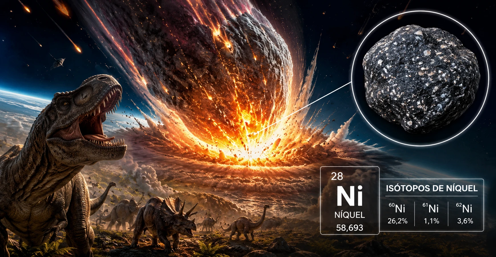 Meteorito Que Matou os Dinossauros Era Feito de Material "Intocado", Revela Estudo